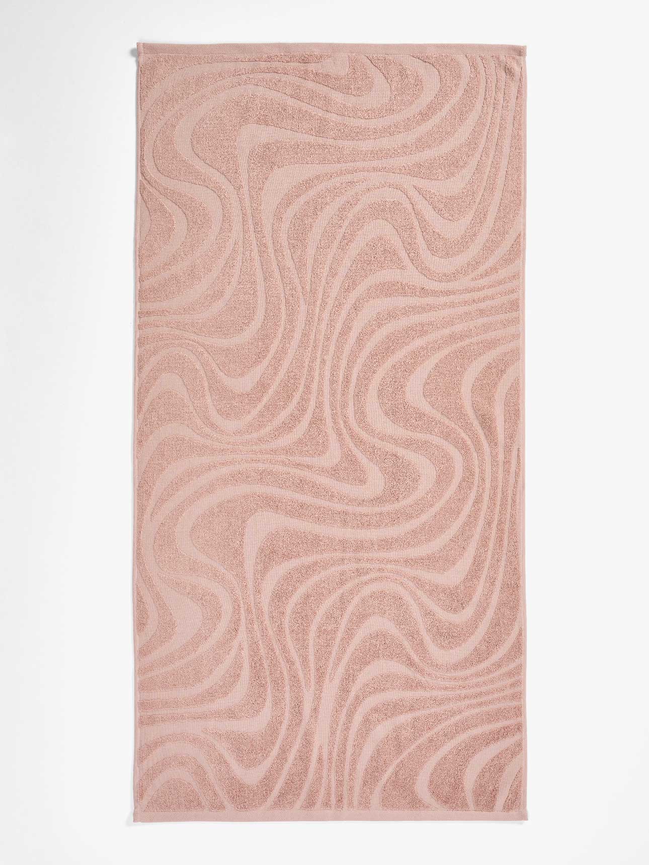 Wave Australian Cotton Bath Sheet in Shell
