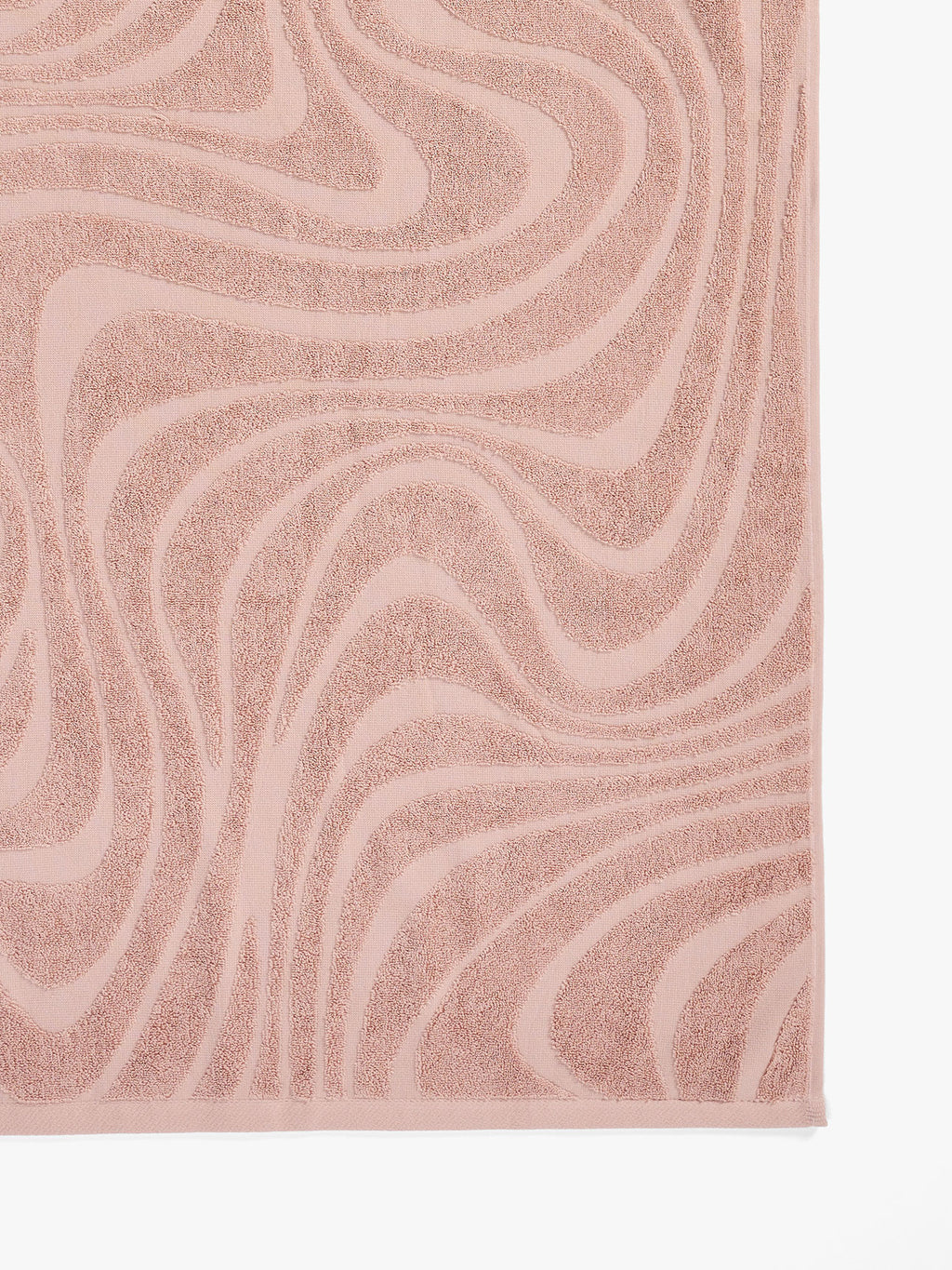 Wave Australian Cotton Bath Sheet in Shell