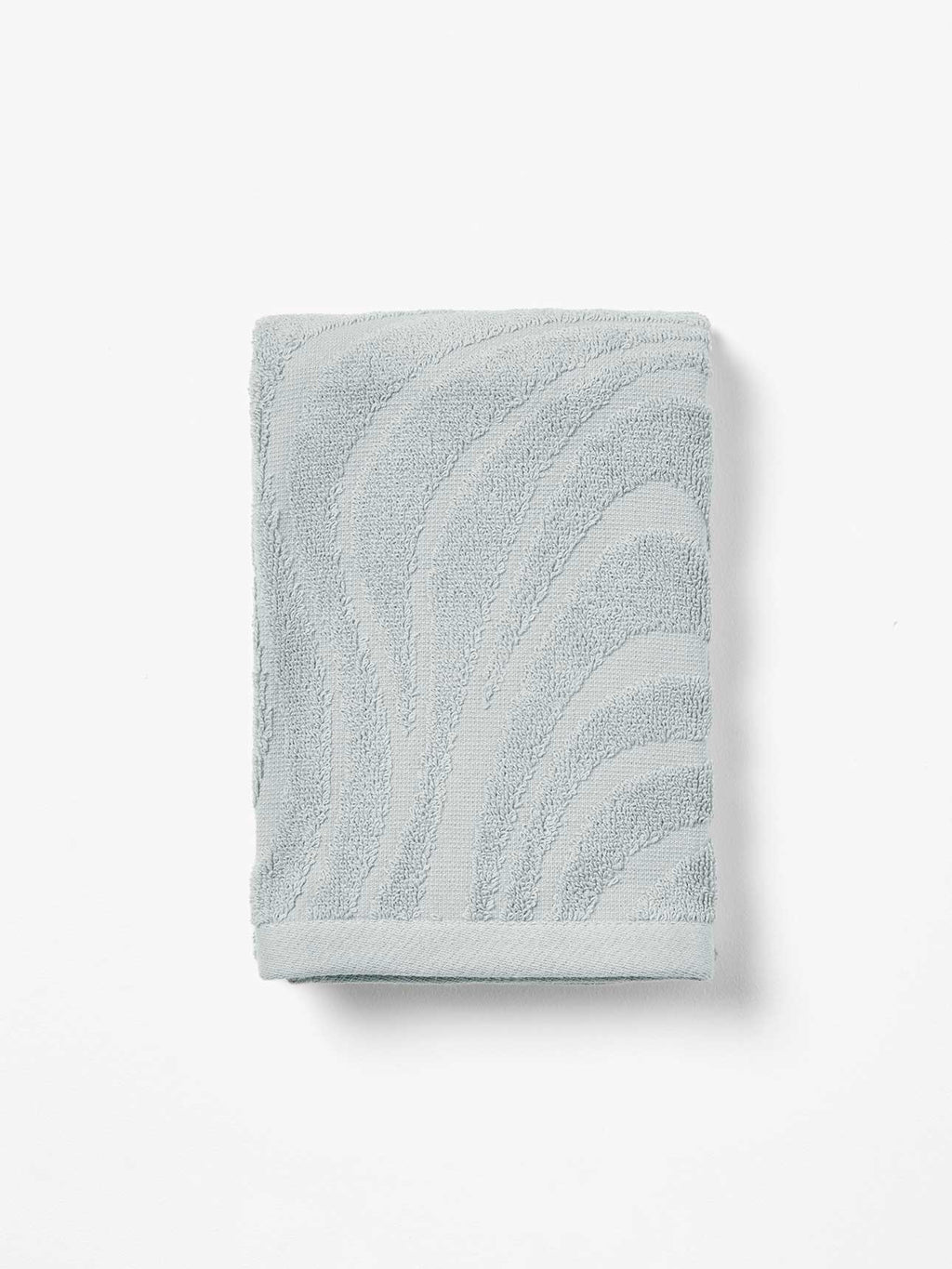 Wave Australian Cotton Hand Towel in Pearl Blue