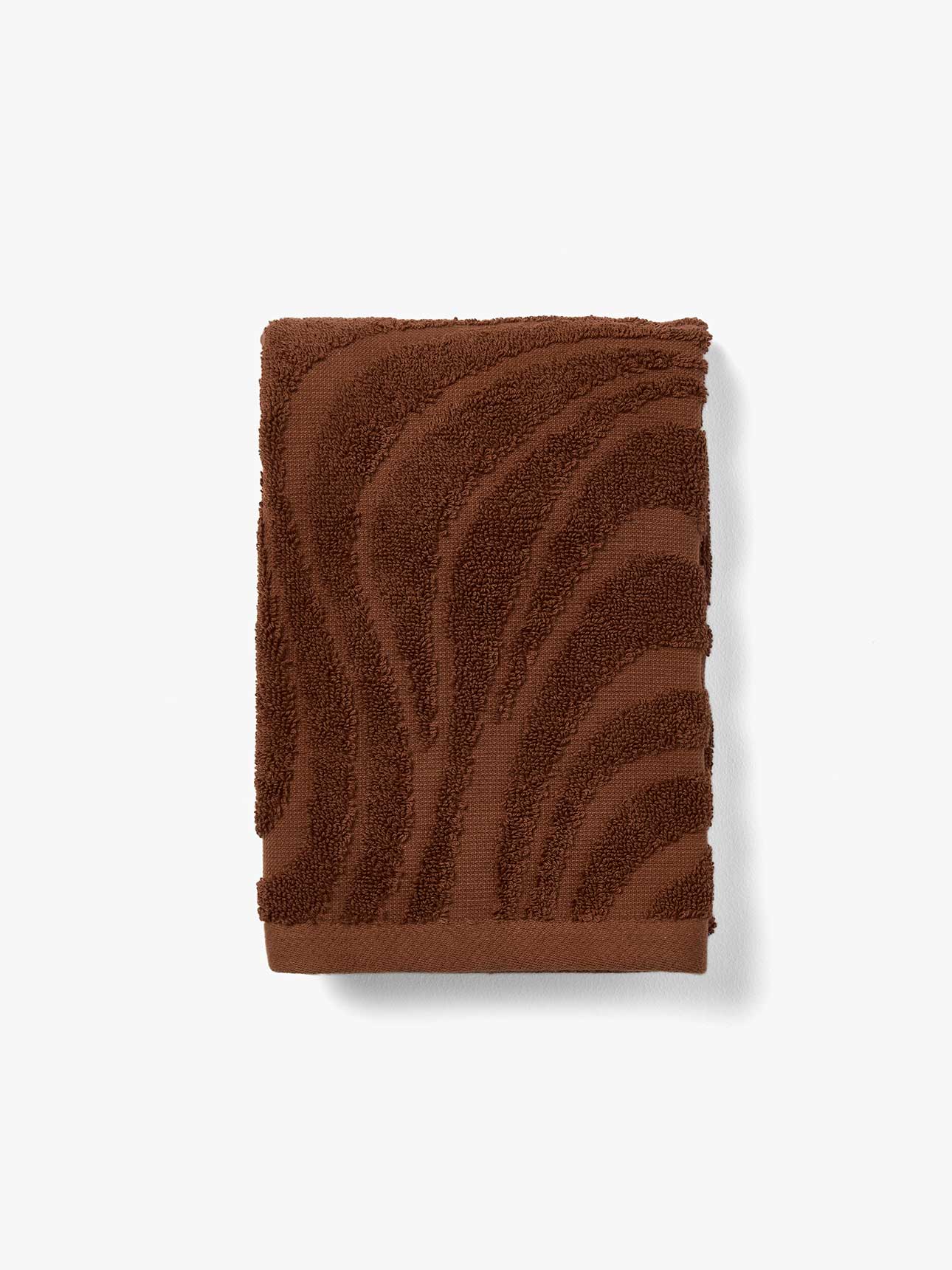 Wave Australian Cotton Hand Towel in Pecan