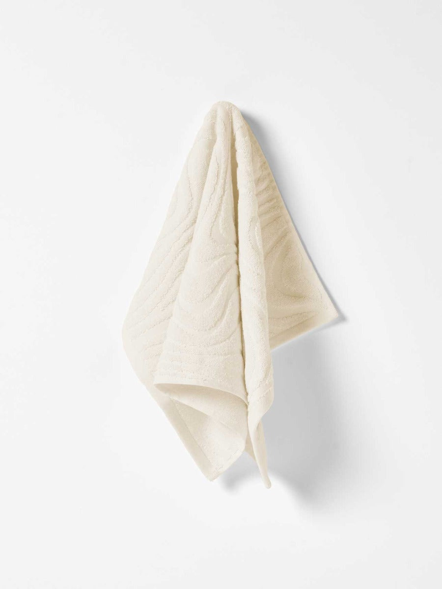 Wave Australian Cotton Hand Towel in Sand