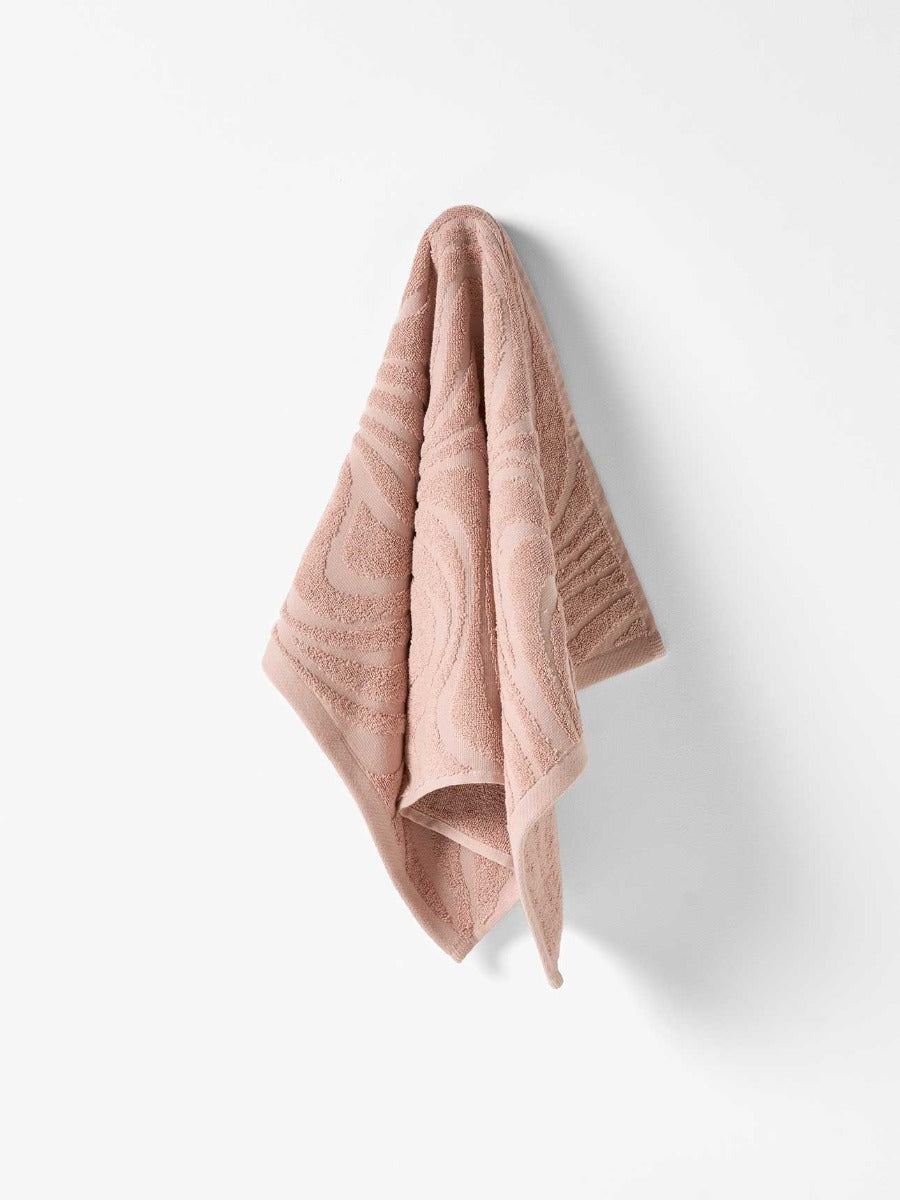 Wave Australian Cotton Hand Towel in Shell