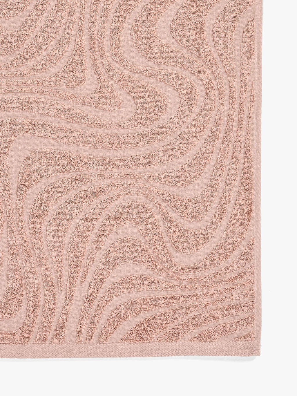 Wave Australian Cotton Hand Towel in Shell