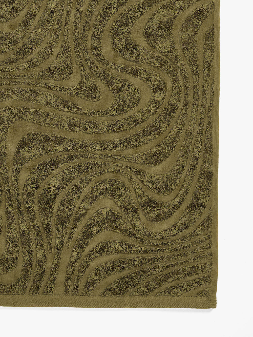 Wave Australian Cotton Hand Towel in Willow