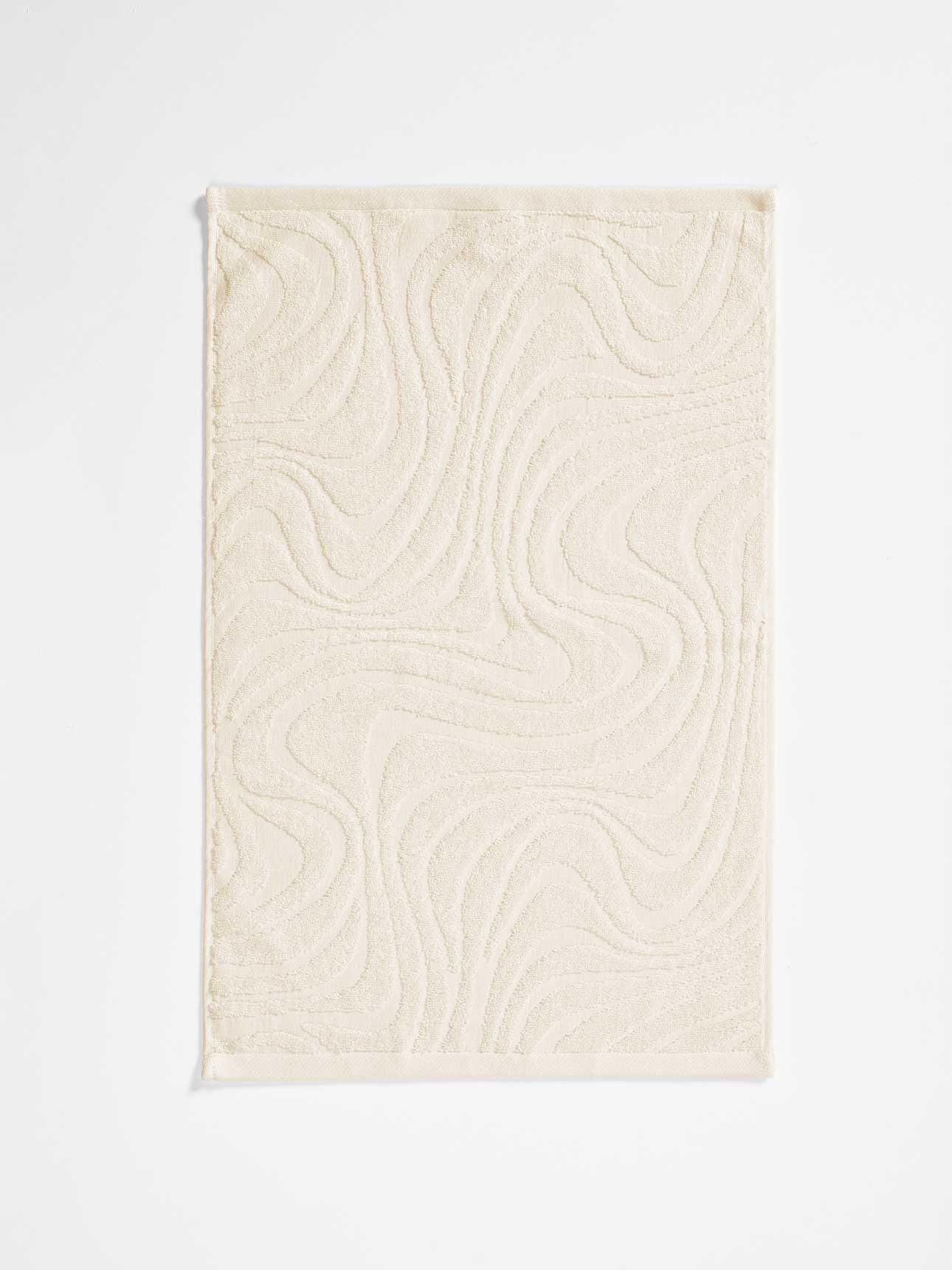 Wave Australian Cotton Bath Towel Set in Sand