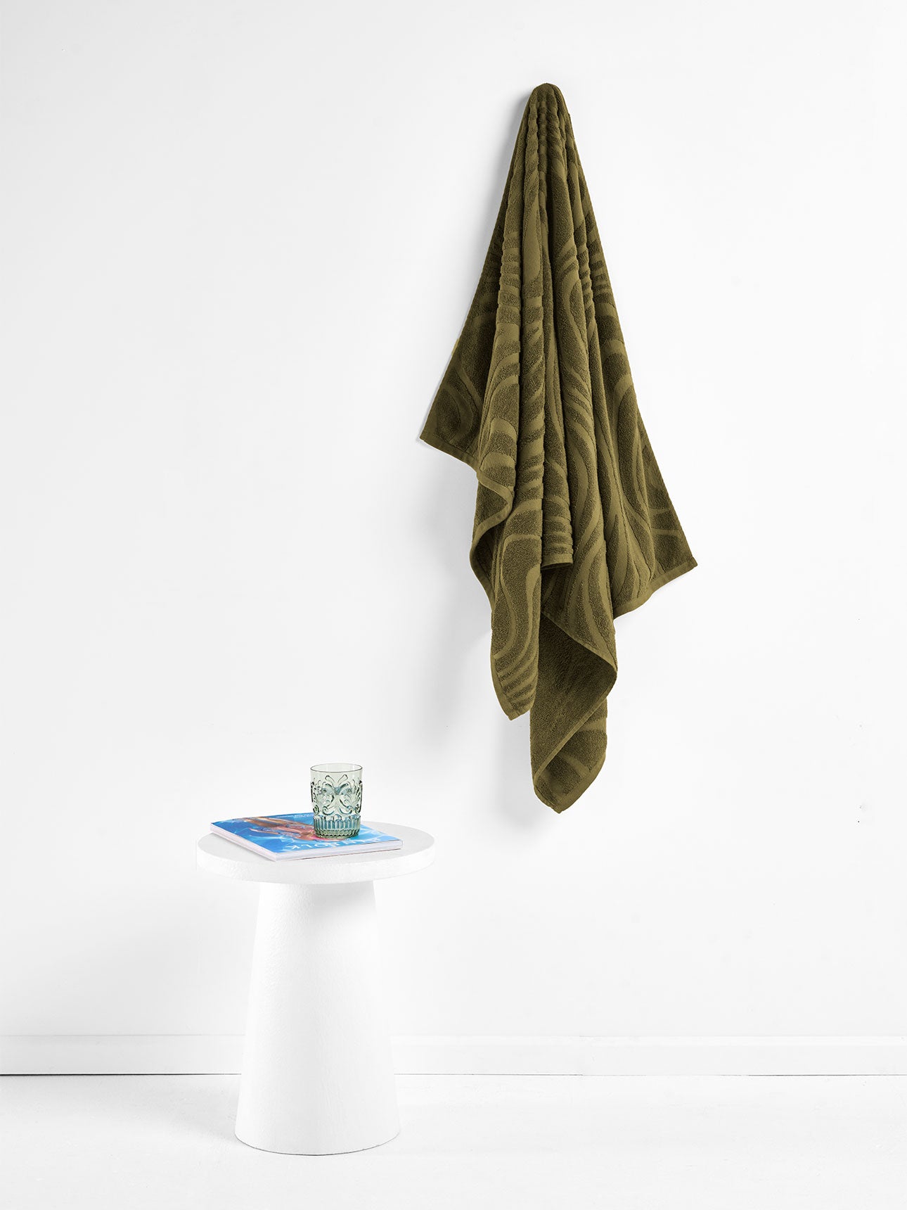 Wave Australian Cotton Bath Towel in Willow