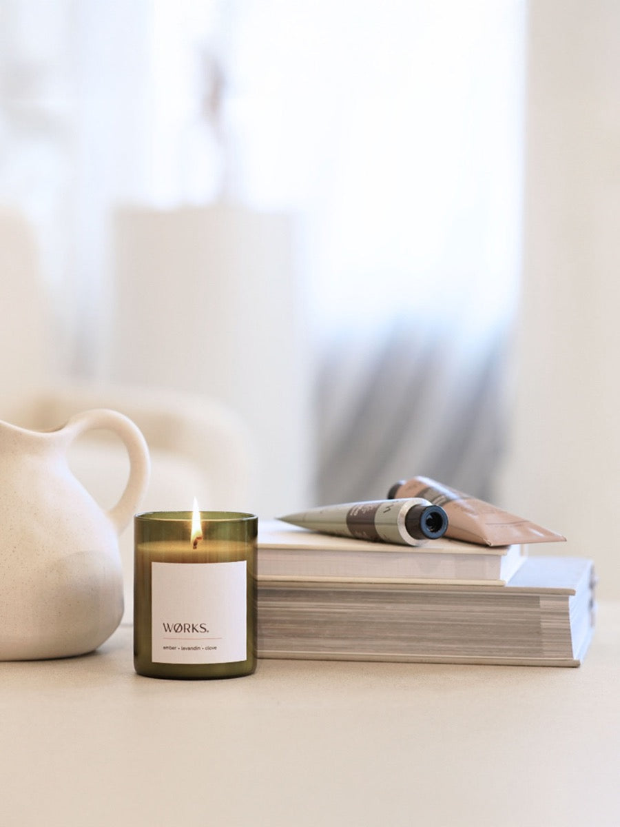 Koben Aromatic Candle in Peony, Mint & Verbena