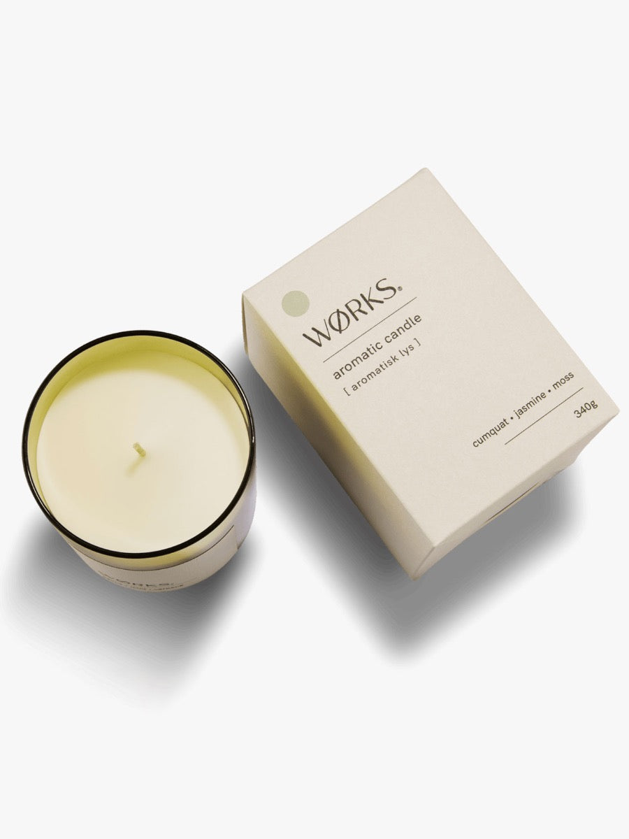 Koben Aromatic Candle in Cumquat, Jasmine & Moss