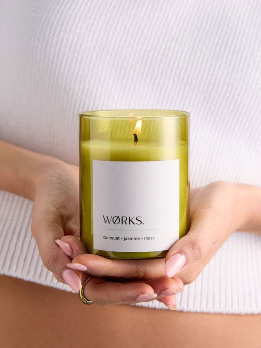 Koben Aromatic Candle in Cumquat, Jasmine & Moss