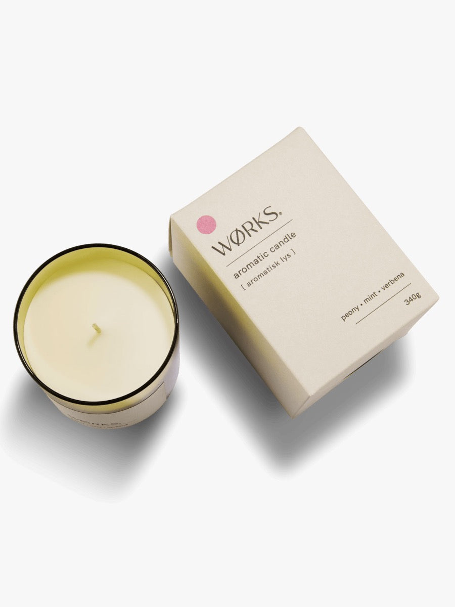 Koben Aromatic Candle in Peony, Mint & Verbena