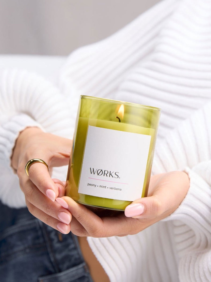 Koben Aromatic Candle in Peony, Mint & Verbena