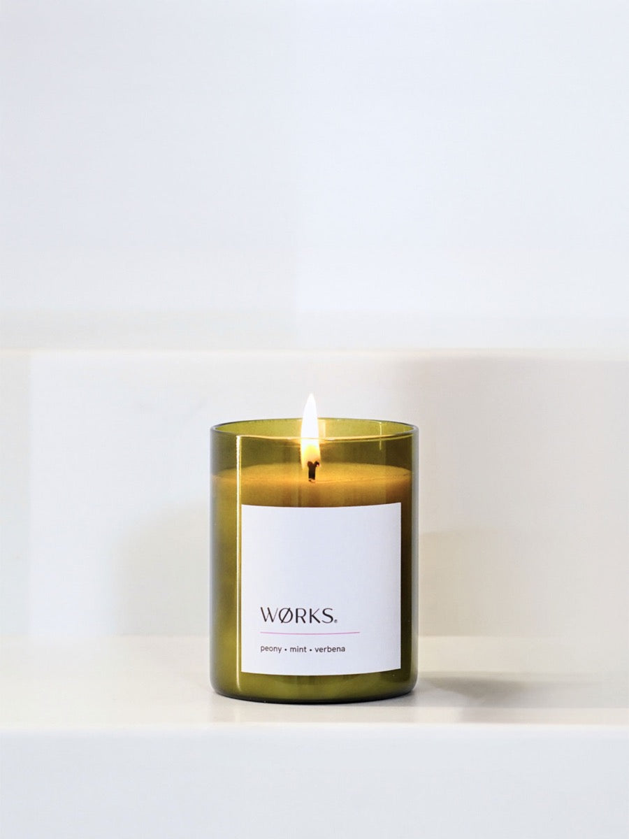 Koben Aromatic Candle in Peony, Mint & Verbena
