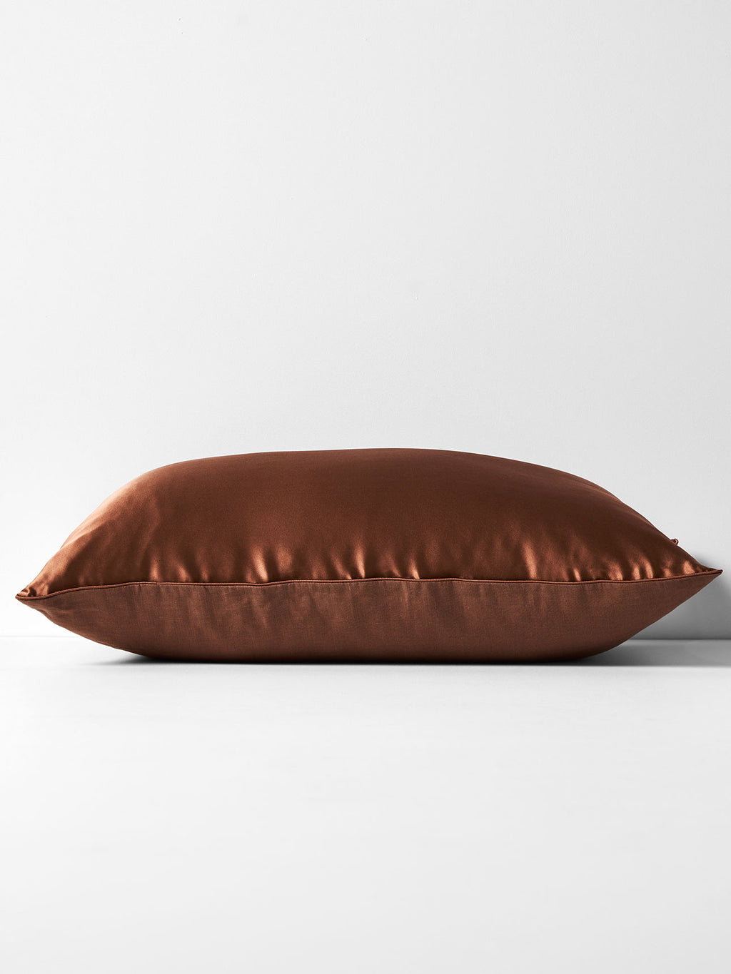 Zara Silk & Linen Pillowcase in Bronze