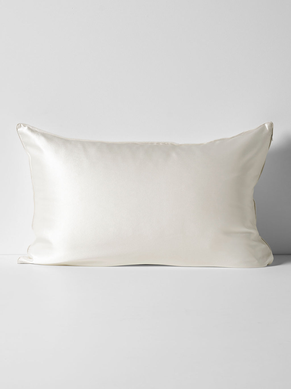 Zara Silk & Linen Pillowcase in Ivory