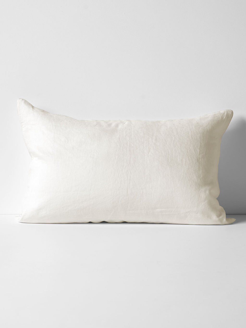 Zara Silk & Linen Pillowcase in Ivory