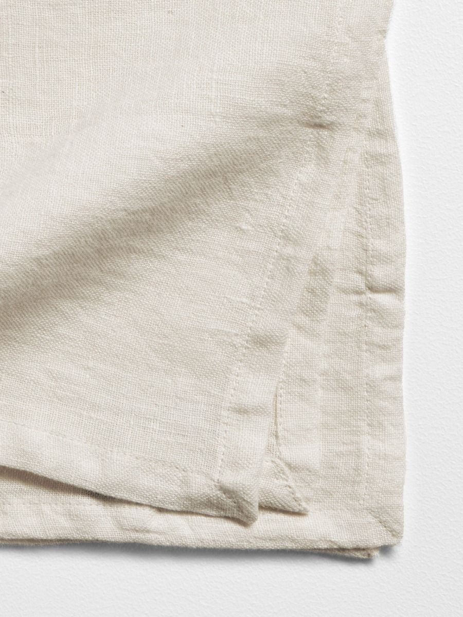 Vintage Linen Napkins Set of 4 in Sand