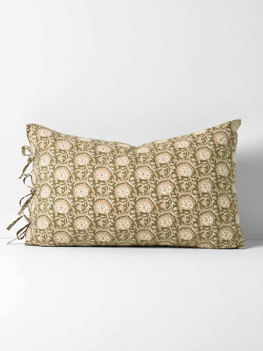 Jaipur Standard Pillowcase in Olive