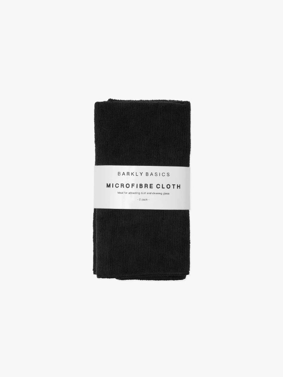 Black Microfibre Cloth Set