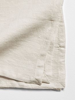 Vintage Linen Napkins Set of 4 in Sand