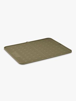 Large Folding Silicone Drying Mat in Khaki