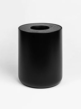 Round Bin in Black