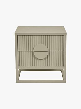 Benjamin Ripple Side Table - Putty