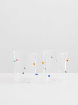 Pomponette Goblet Set - Clear