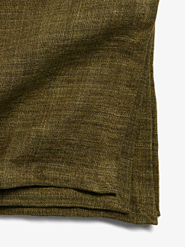 Vintage Linen Napkins Set of 4 in Khaki