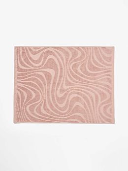 Wave Australian Cotton Bath Mat in Shell