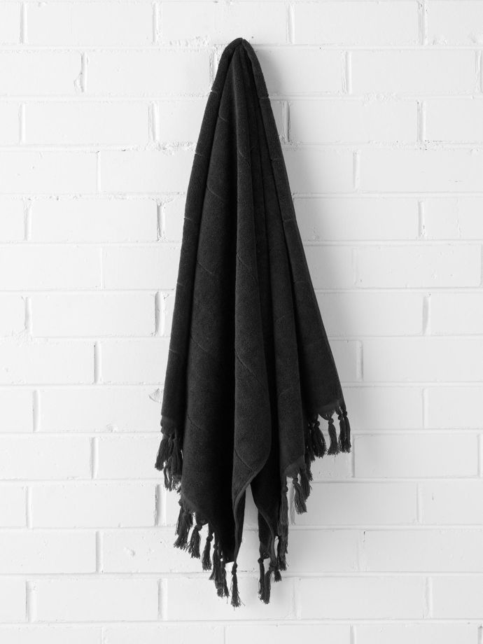 Black bath sheets clearance