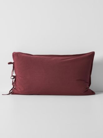 Maison Vintage Standard Pillowcase - Syrah