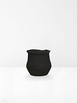 Black Lark Woven Basket Medium